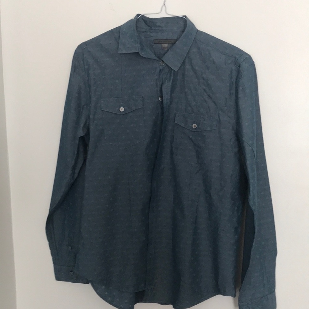 John Varvatos Collection Modern Military Shirt